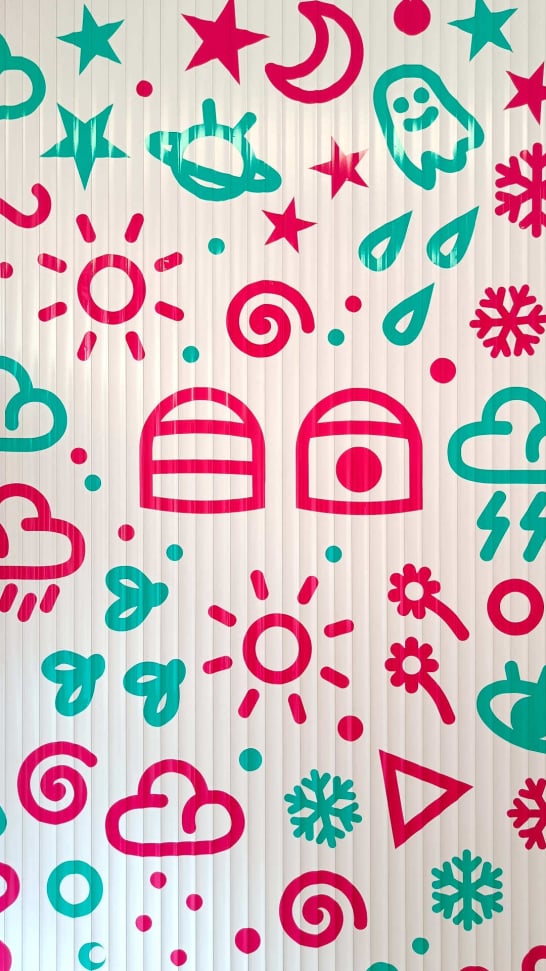 tiendas La Enrollada persianas a coruna iconos vinilo pared a coruna